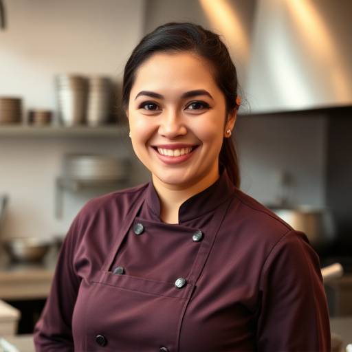 Head chef Adriana Cortez smiling in the kitchen