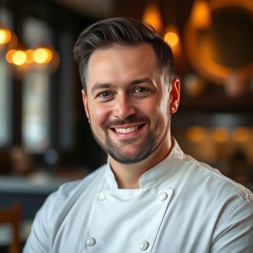 Photo of Adrian Moreau, Head Chef at The Gilded Spoon