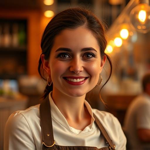 Photo of Isabella Rossi, Restaurant Manager at The Gilded Spoon